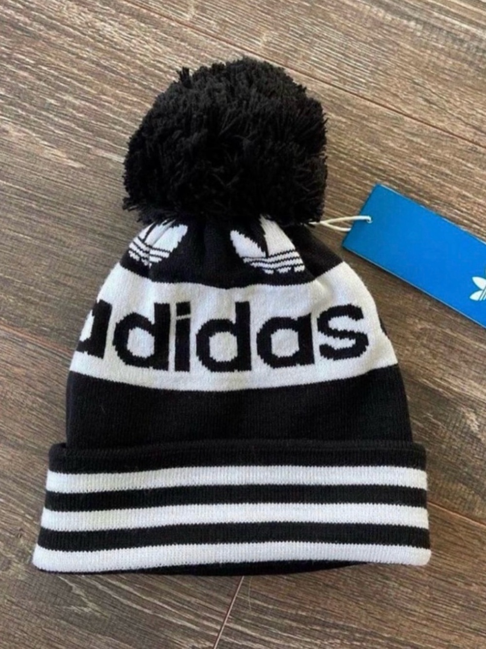 adidas Pom Pom Knit Beanie